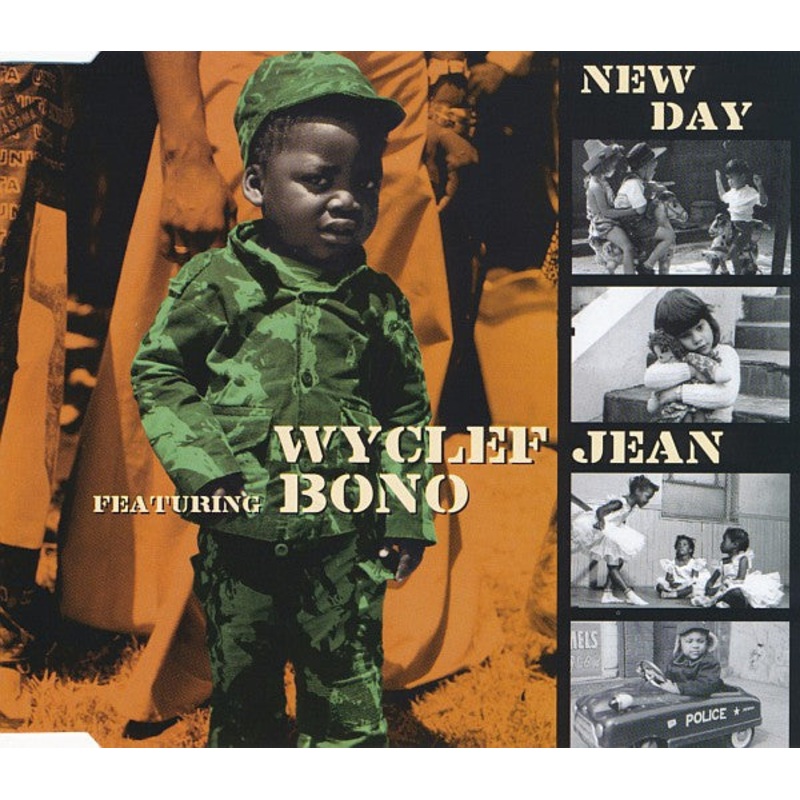 Wyclef Jean Featuring Bono – New Day (CD, Single) (Very Good (VG))
