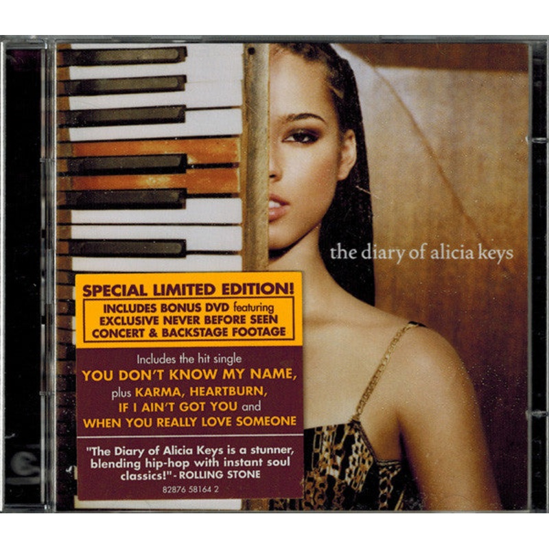 Alicia Keys – The Diary Of Alicia Keys (CD, Album, Copy Prot. + DVD-V, PAL + Ltd, S/Editio) (Very Good Plus (VG+))