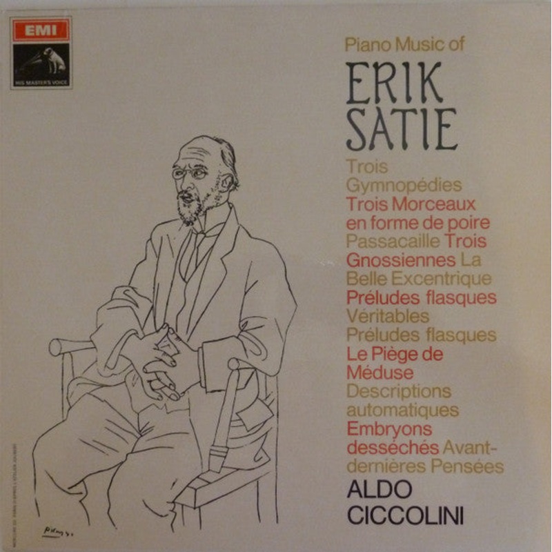 Erik Satie, Aldo Ciccolini – Piano Music Of Eric Satie (LP, RP) (Very Good Plus (VG+))