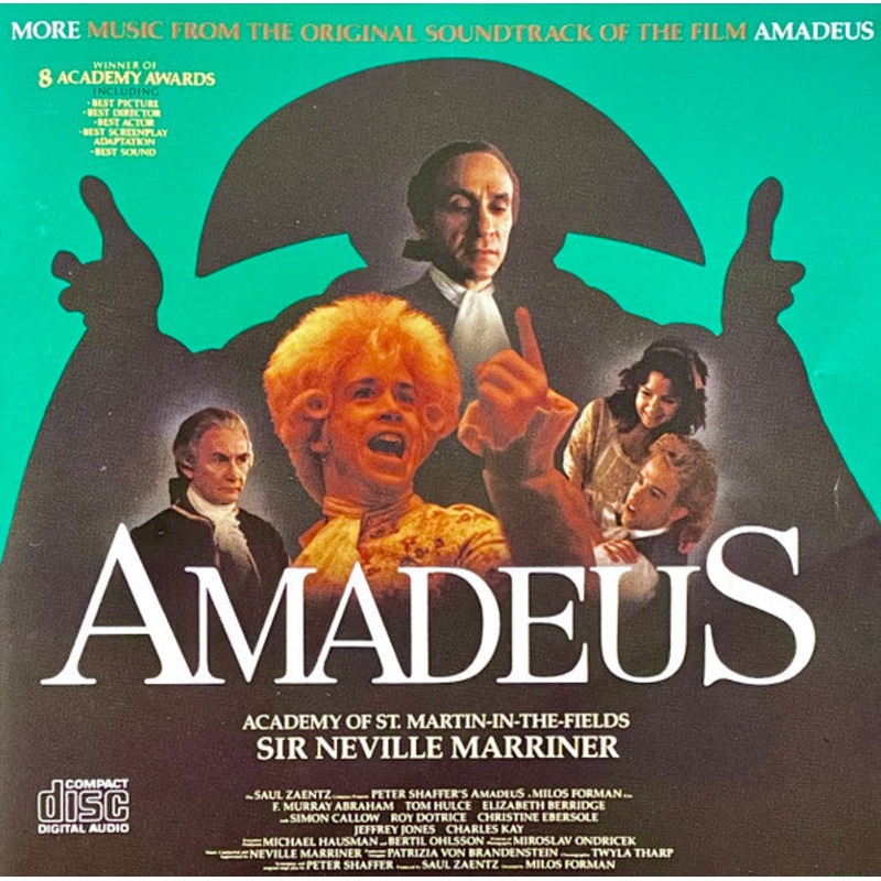 Sir Neville Marriner, Academy Of St. Martin-In-The-Fields* – Amadeus (More Music From The Original Soundtrack Of The Film) (CD, Album, RE) (Very Good (VG))