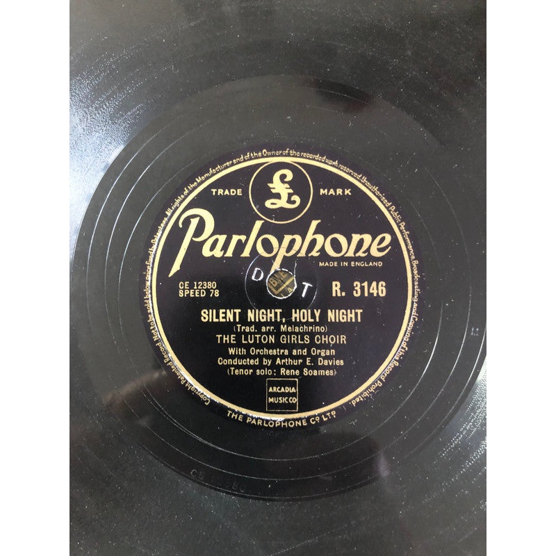 The Luton Girls’ Choir – Silent Night, Holy Night / The Holy Child (Shellac, 10) (Very Good (VG))