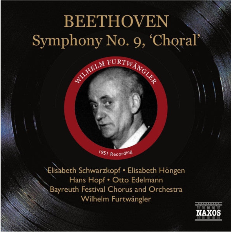 Beethoven*  Schwarzkopf*  Hngen*  Hopf*  Edelmann*  Chor* Und Orchester der Bayreuther Festspiele  Wilhelm Furtwngler – Symphony No.9 Choral (CD) (Mint (M))