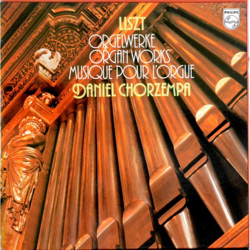 Franz Liszt – Daniel Chorzempa – Orgelwerke = Organ Works = Musique Pour L’Orgue (2xLP, Comp, Promo + Box) (Very Good Plus (VG+))