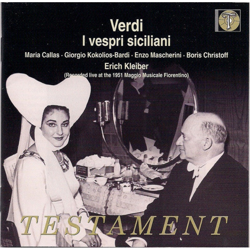 Giuseppe Verdi, Maria Callas  Giorgio Bardi Kokolios  Enzo Mascherini  Boris Christoff  Erich Kleiber  Orchestra Del Maggio Musicale Fiorentino – I Vespri Siciliani (2xCD, Album, Mono) (Mint (M))