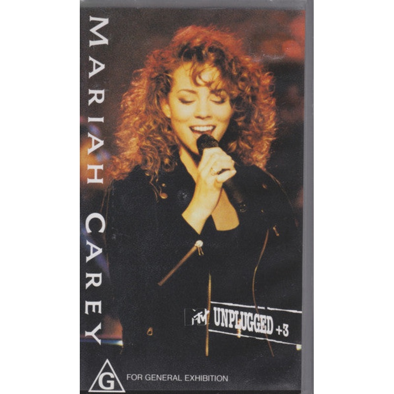 Mariah Carey – MTV Unplugged +3 (VHS, PAL) (Very Good Plus (VG+))