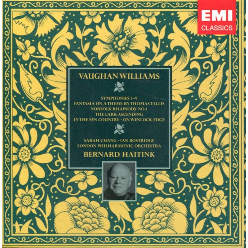 Ralph Vaughan Williams, Sarah Chang, Ian Bostridge, London Philharmonic Orchestra, Bernard Haitink – Symphonies 1-9  Fantasia On A Theme By Thomas Tallis  Norfolk Rhapsody No.1  The Lark Ascending  In The Fen Country  On Wenlock Edge (7xCD