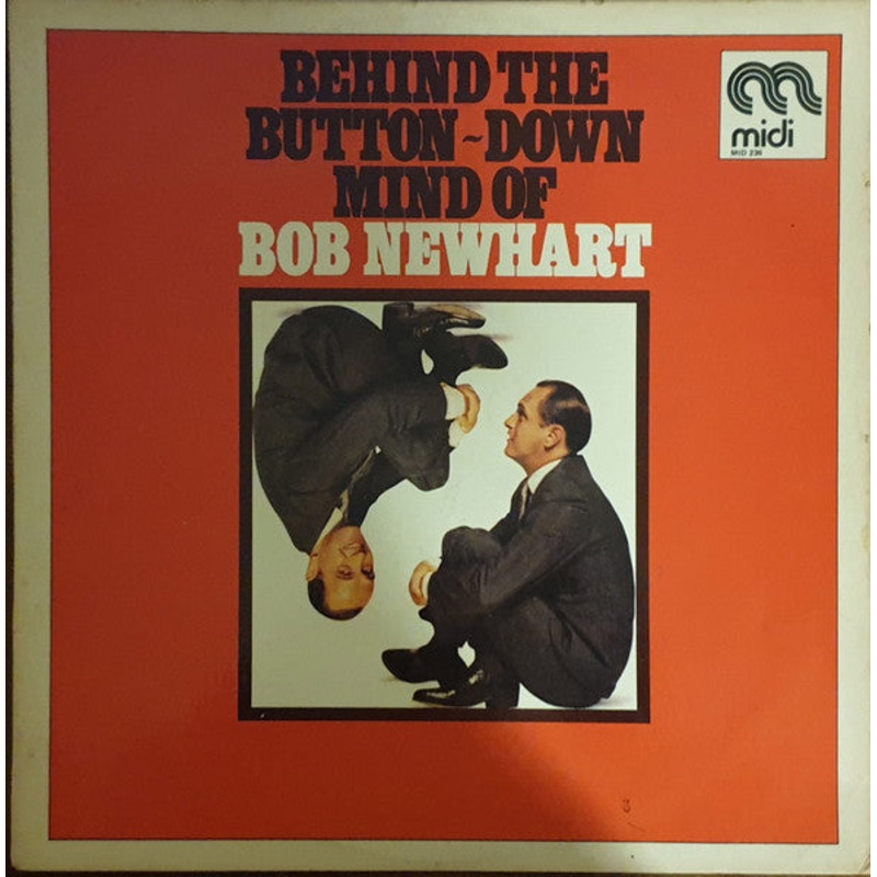 Bob Newhart – Behind The Button-Down Mind Of Bob Newhart (LP, Album) (Good Plus (G+))