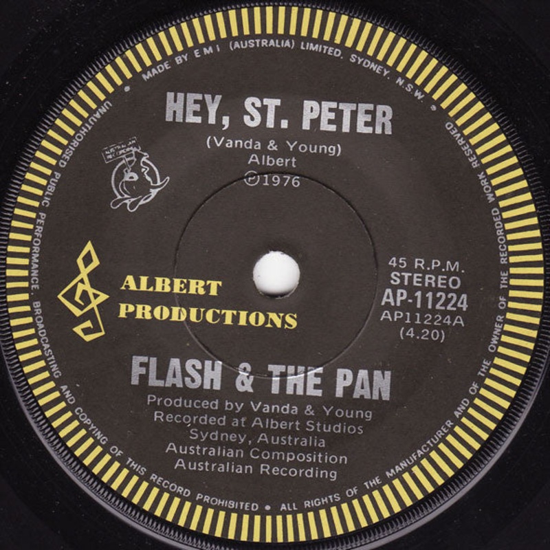 Flash & The Pan – Hey, St. Peter (7, Single) (Very Good Plus (VG+))