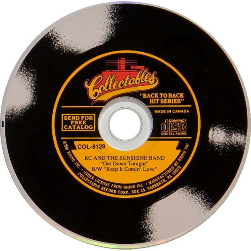KC And The Sunshine Band* – Get Down Tonight / Keep It Comin’ Love (CD, Single) (Mint (M))