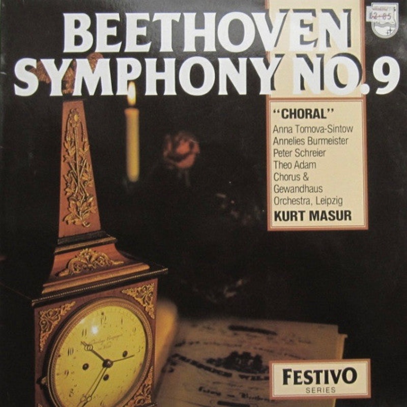 Beethoven*, Anna Tomova-Sintow*, Annelies Burmeister, Peter Schreier, Theo Adam, Chorus* & Gewandhaus Orchestra, Leipzig*, Kurt Masur – Symphony No. 9 Choral (LP) (Very Good Plus (VG+))