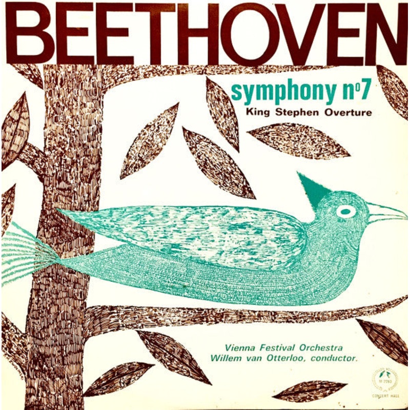 Beethoven*, Vienna Festival Orchestra*, Willem Van Otterloo – Symphonie N 7 / King Stephen Overture (LP) (Very Good Plus (VG+))