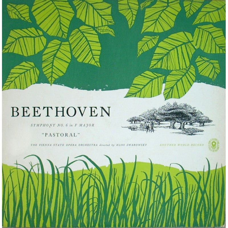 Beethoven* / Vienna State Opera Orchestra* Directed By Hans Swarowsky – Symphony No. 6 In F Major Pastoral (LP, Album, Mono, Club) (Very Good Plus (VG+))