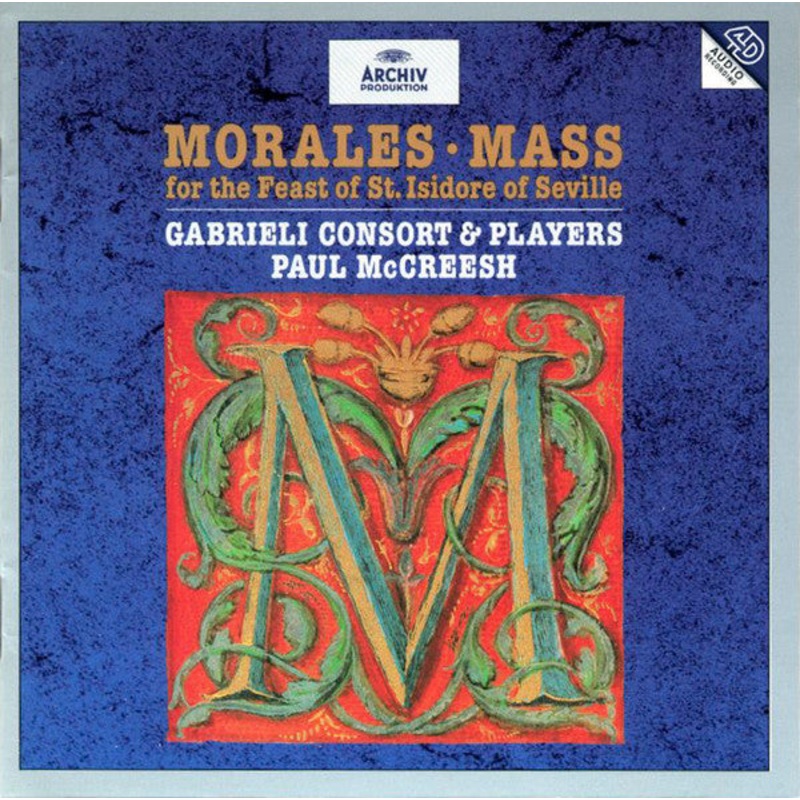 Cristbal de Morales, Gabrieli Consort, Paul McCreesh – Mass For The Feast Of St. Isidore Of Seville (CD, Album) (Very Good Plus (VG+))