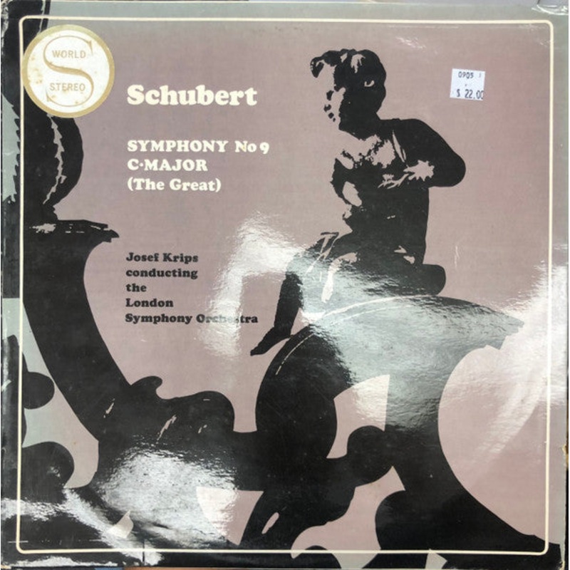 Schubert* / Josef Krips Conducting The London Symphony Orchestra* – Symphony No. 9 CMajor (The Great) (LP, Album, Club) (Very Good Plus (VG+))