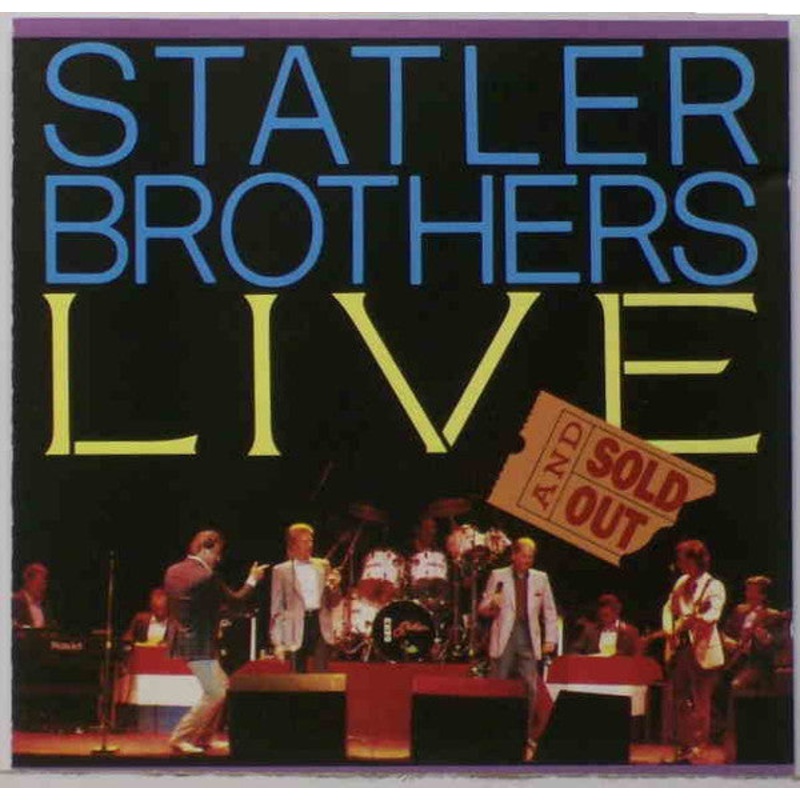The Statler Brothers – Live And Sold Out (CD, Album) (Very Good (VG))
