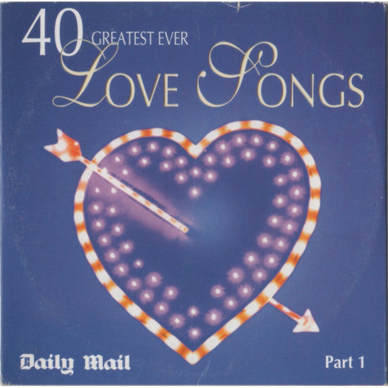Various – 40 Greatest Ever Love Songs Part 1 (CD, Comp, Promo) (Very Good (VG))