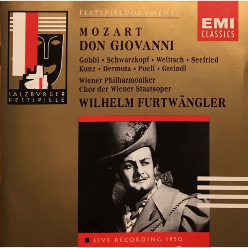 Wolfgang Amadeus Mozart, Wilhelm Furtwngler – Don Giovanni (3xCD, Mono) (Very Good Plus (VG+))