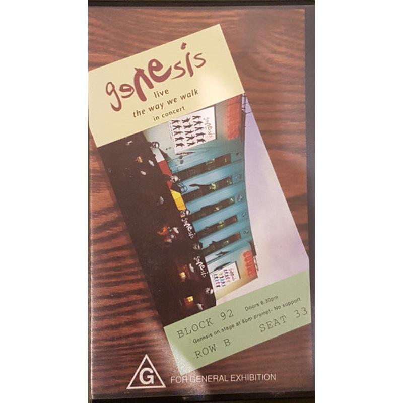 Genesis – Live – The Way We Walk In Concert (VHS, PAL) (Very Good Plus (VG+))
