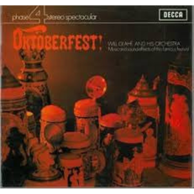 Will Glah And His Orchestra* – Oktoberfest! (LP, Album) (Good Plus (G+))