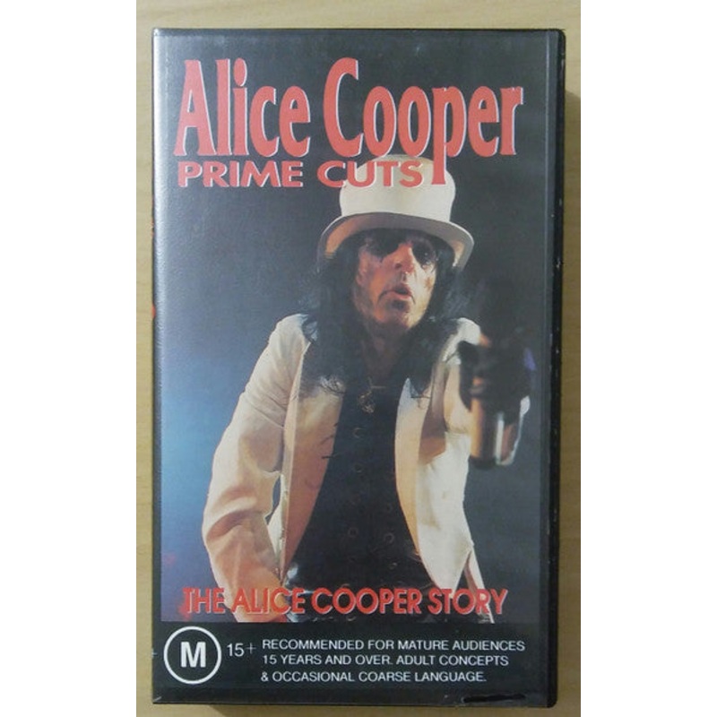 Alice Cooper  – Prime Cuts (VHS, PAL) (Very Good Plus (VG+))