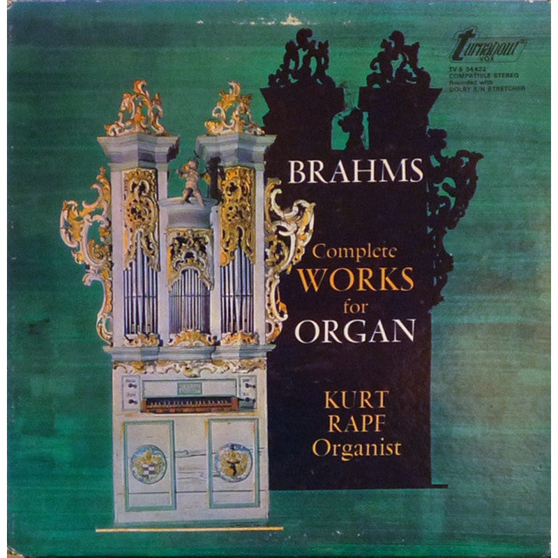 Brahms* – Kurt Rapf – Complete Works For Organ (LP) (Very Good Plus (VG+))