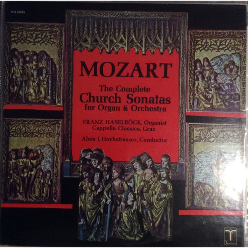 Mozart*, Franz Haselbck, Alois J. Hochstrasser – The Complete Church Sonatas for Organ & Orchestra (LP, Album, Dlx) (Very Good Plus (VG+))