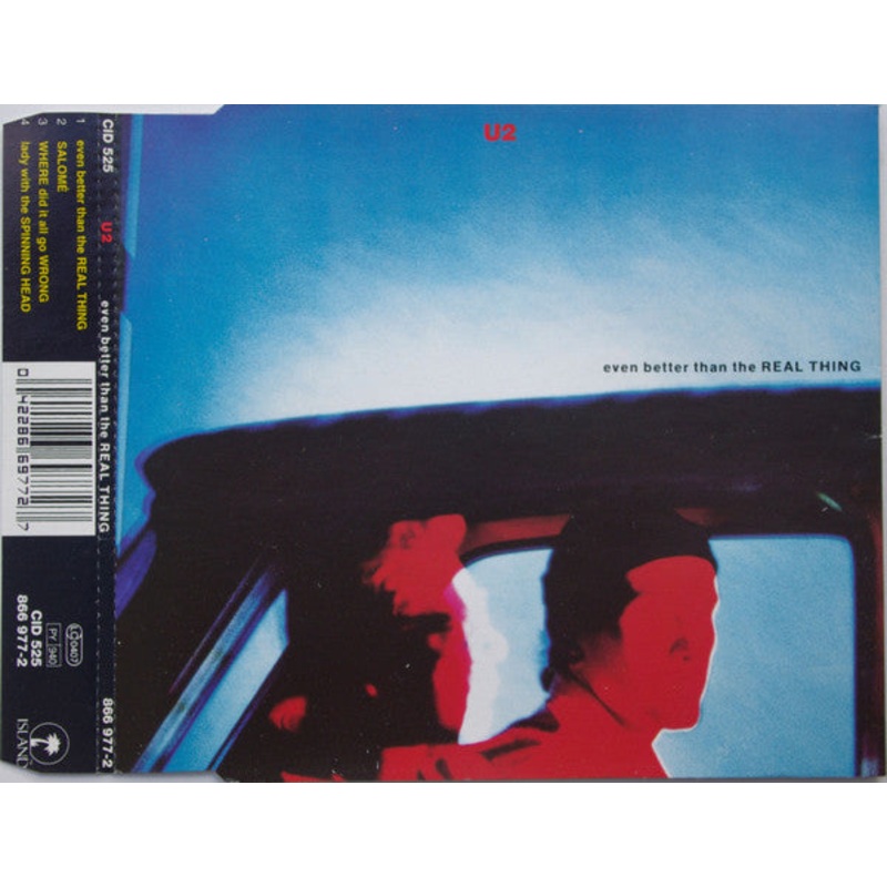 U2 – Even Better Than The Real Thing (CD, Single) (Fair (F))