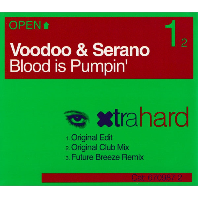 Voodoo & Serano – Blood Is Pumpin’ (CD, Maxi) (Very Good (VG))
