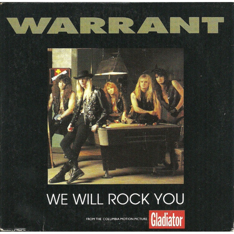 Warrant – We Will Rock You (CD, Single) (Very Good Plus (VG+))