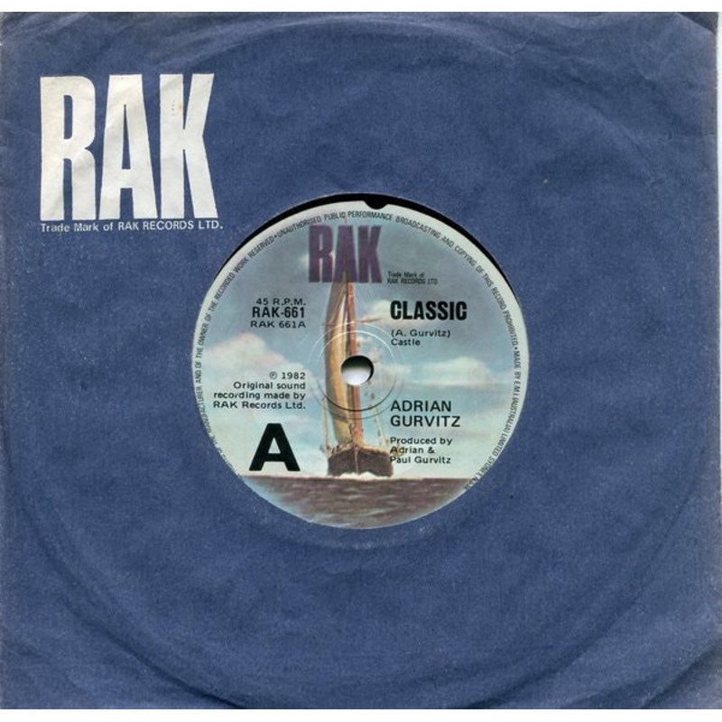 Adrian Gurvitz – Classic (7, Single) (Very Good Plus (VG+))