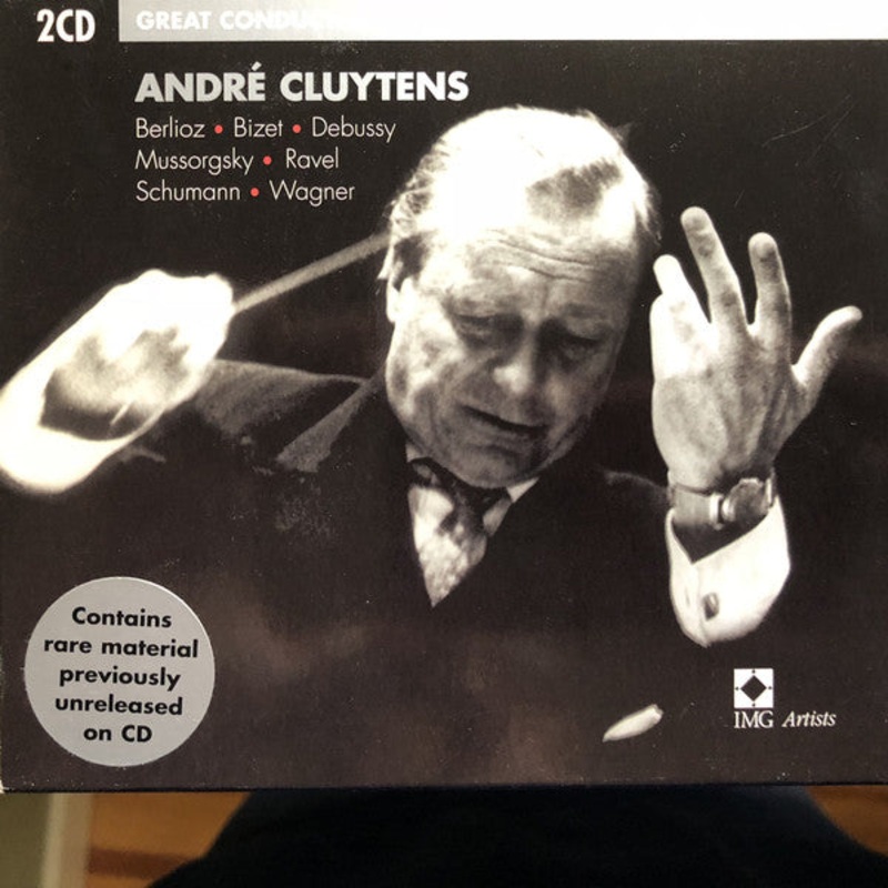 Andr Cluytens, Berlioz*, Bizet*, Debussy*, Mussorgsky*, Ravel*, Schumann*, Wagner* – Great Conductors Of The 20th Century (2xCD, Comp, Mono, RM + Box) (Very Good Plus (VG+))