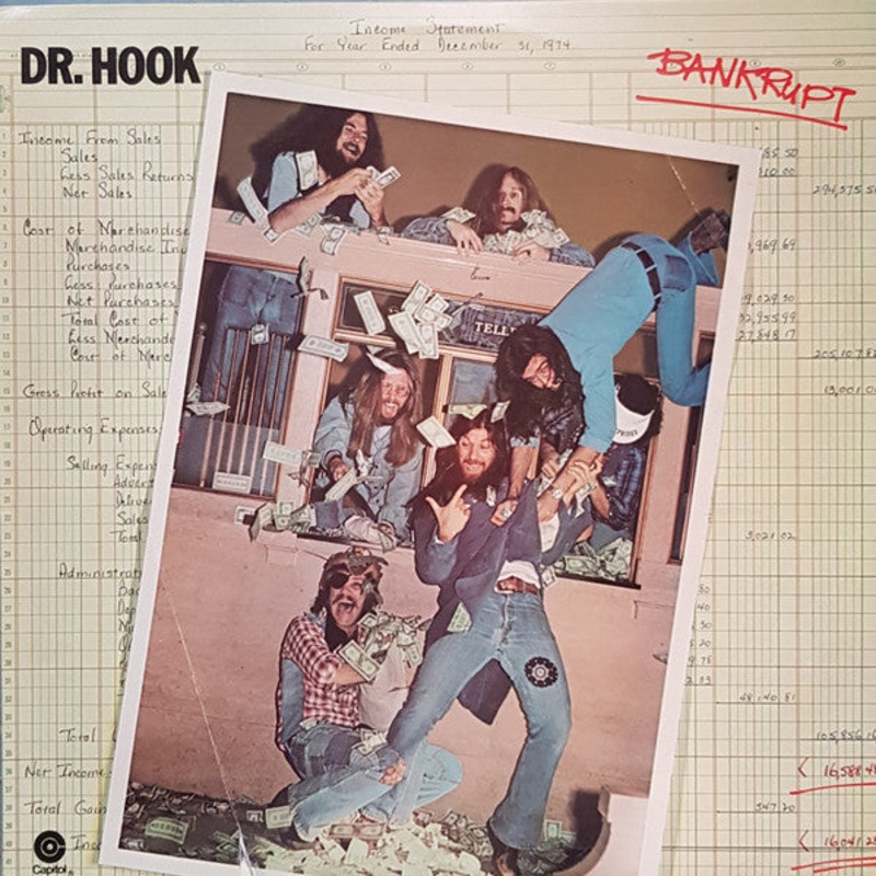 Dr. Hook – Bankrupt (LP, Album, Red) (Good Plus (G+))