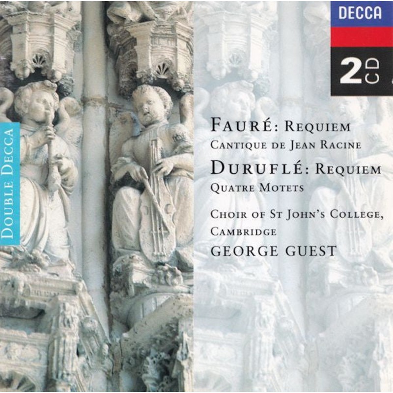 Faur* / Durufl* / Poulenc*, Choir Of St.Johns College Cambridge*, George Guest  – Requiem / Cantique De Jean Racine / Requiem / Quatre Motets (2xCD, Comp, RM) (Very Good (VG))
