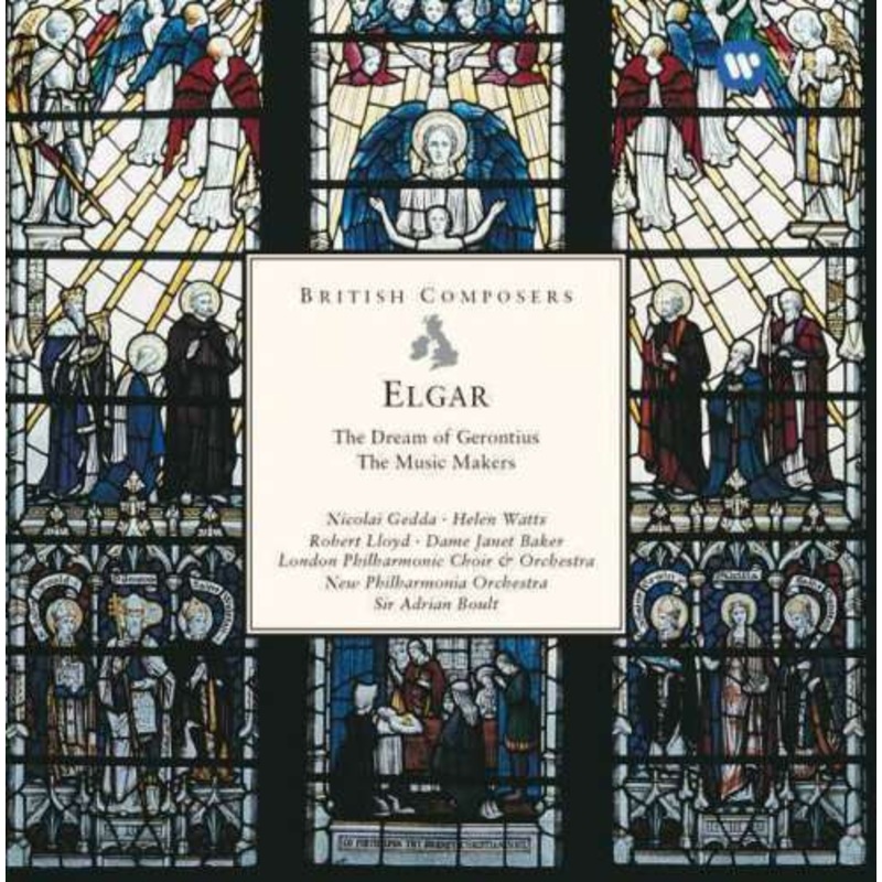 Sir Edward Elgar, Nicolai Gedda  Helen Watts, Robert Lloyd  Janet Baker, London Philharmonic Choir & London Philharmonic Orchestra, New Philharmonia Orchestra, Sir Adrian Boult – The Dream Of Gerontius / The Music Makers (2xCD, Album, Comp, RE, RM)