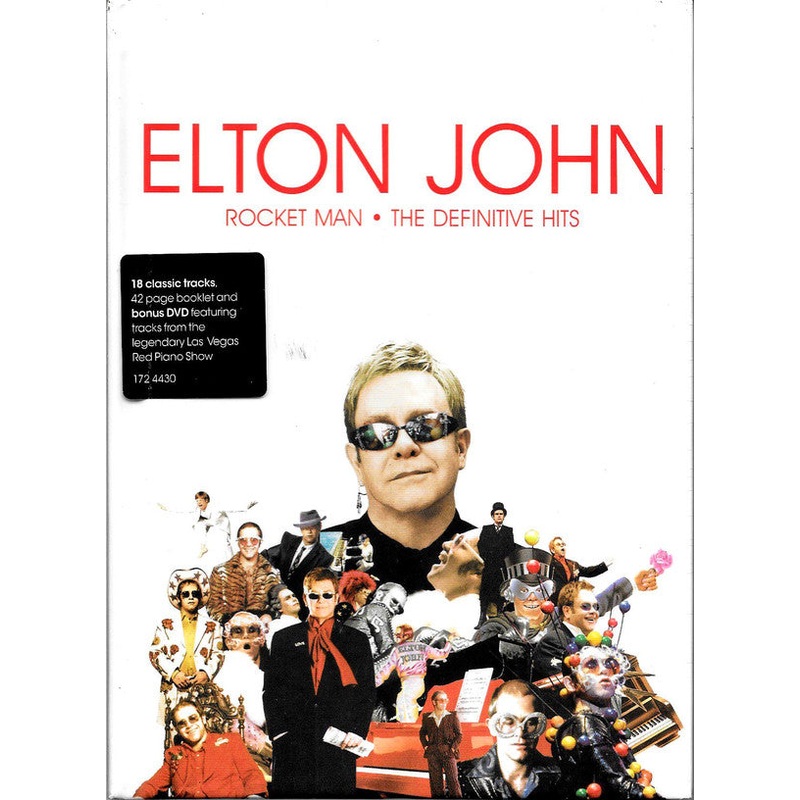 Elton John – Rocket Man  The Definitive Hits (CD, Comp + DVD-V, Comp, Reg) (Near Mint (NM or M-))