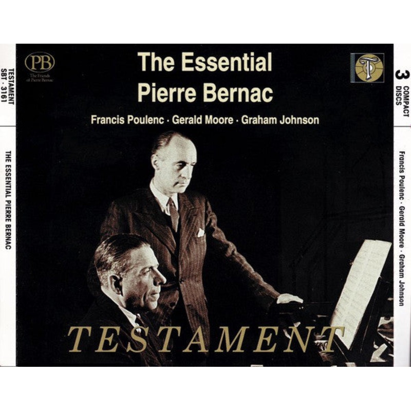 Pierre Bernac – The Essential Pierre Bernac (3xCD, Comp, Mono, RM) (Near Mint (NM or M-))