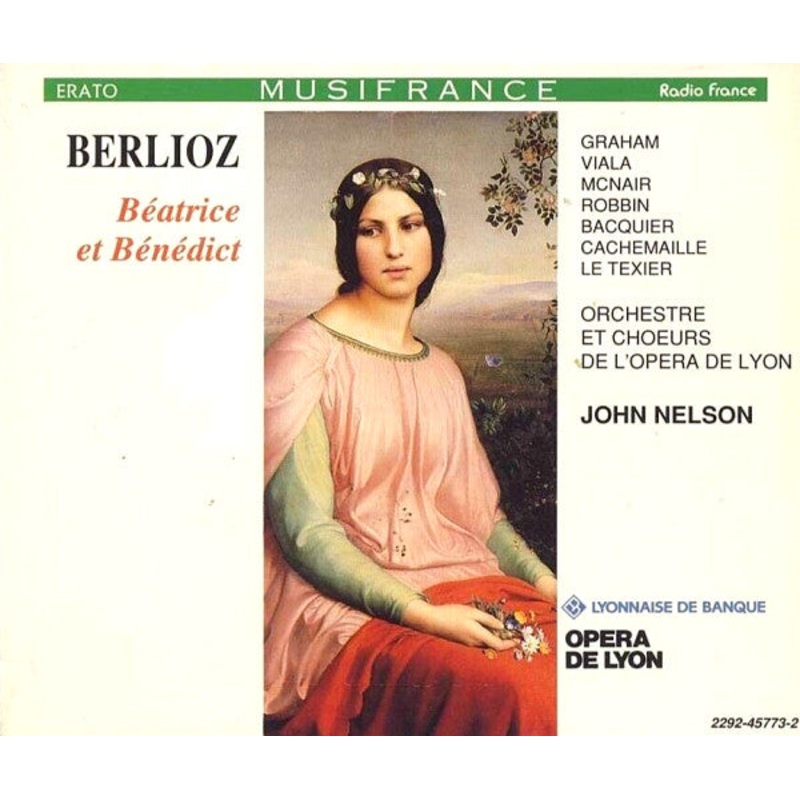 Berlioz* – Graham*, Viala*, McNair*, Robbin*, Bacquier*, Cachemaille*, Le Texier*, Orchestre* Et Churs De L’Opra De Lyon, John Nelson  – Batrice Et Bndict (2xCD, Album) (Near Mint (NM or M-))