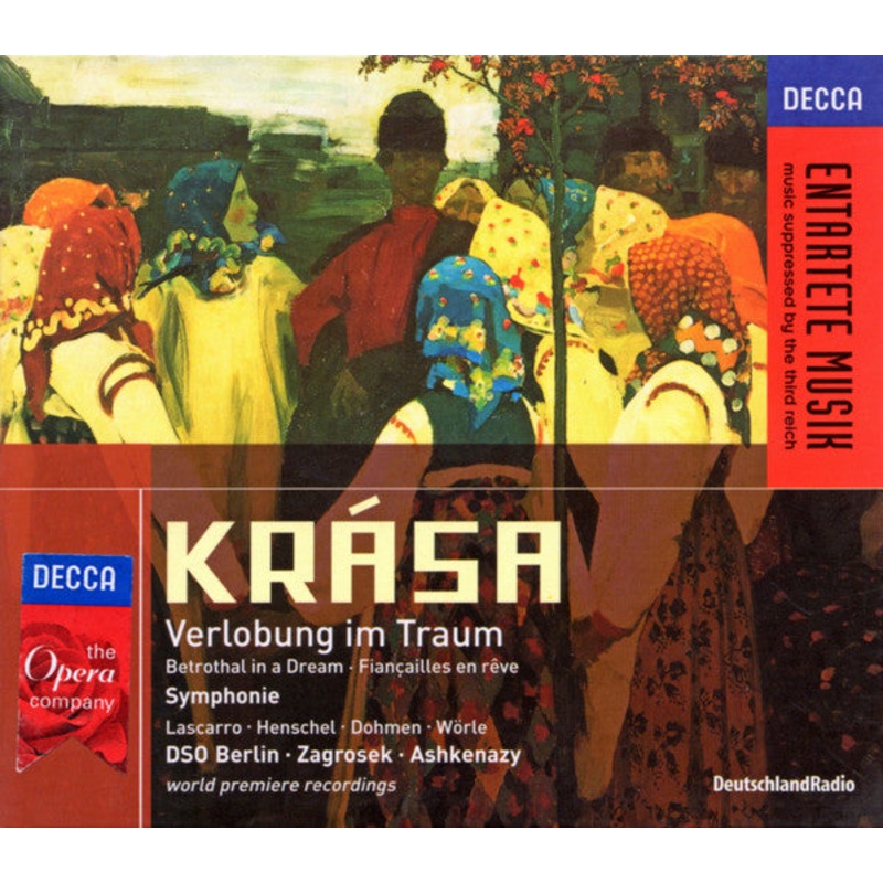 Hans Krsa  Juanita Lascarro, Jane Henschel, Albert Dohmen, Robert Wrle, Deutsches Symphonie-Orchester Berlin, Lothar Zagrosek, Vladimir Ashkenazy – Verlobung Im Traum  Symphonie (2xCD, Album) (Near Mint (NM or M-))