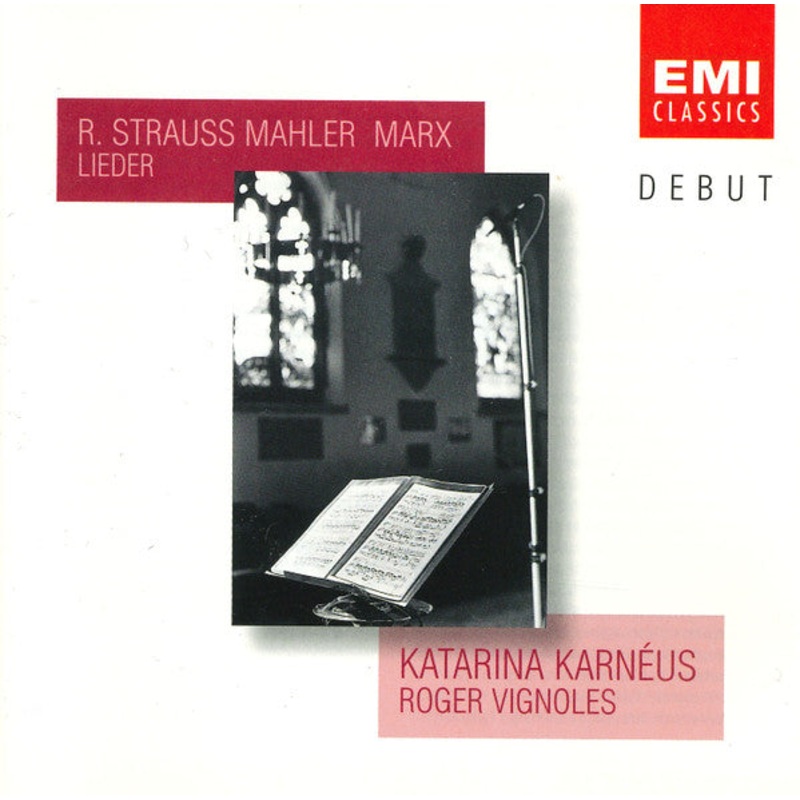 Katarina Karnus, Roger Vignoles – Richard Strauss, Gustav Mahler, Joseph Marx  – Lieder (CD, Album) (Very Good Plus (VG+))
