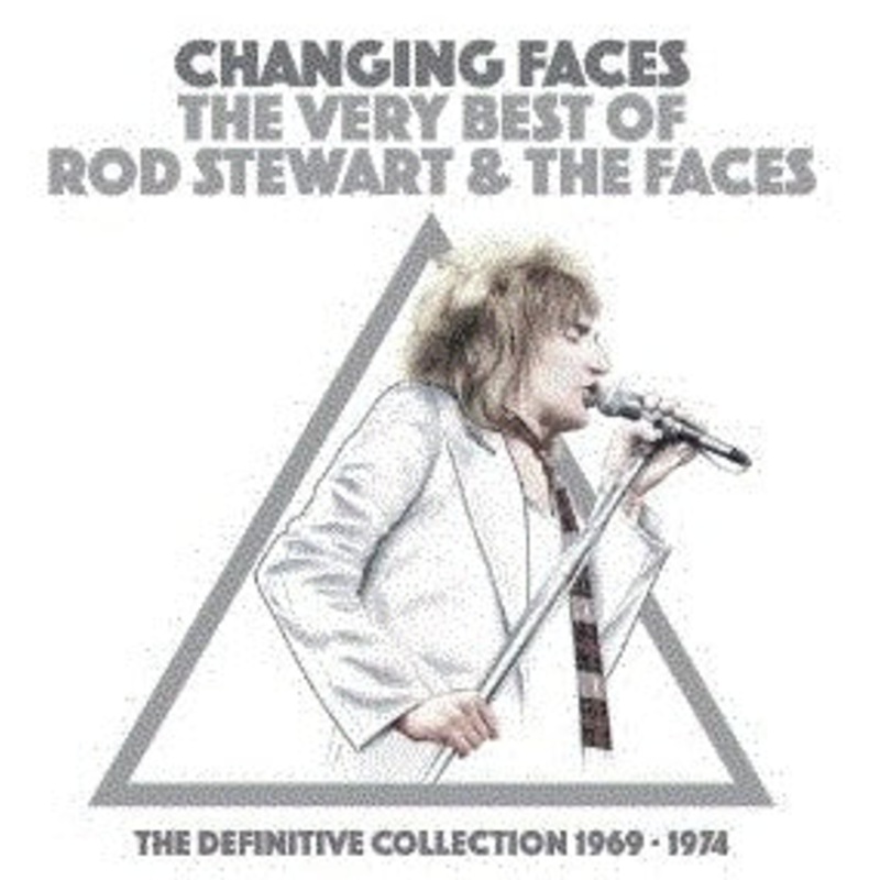 Rod Stewart & Faces  – Changing Faces – The Very Best Of Rod Stewart & The Faces – The Definitive Collection 1969 – 1974 (2xCD, Comp, Dig) (Mint (M))