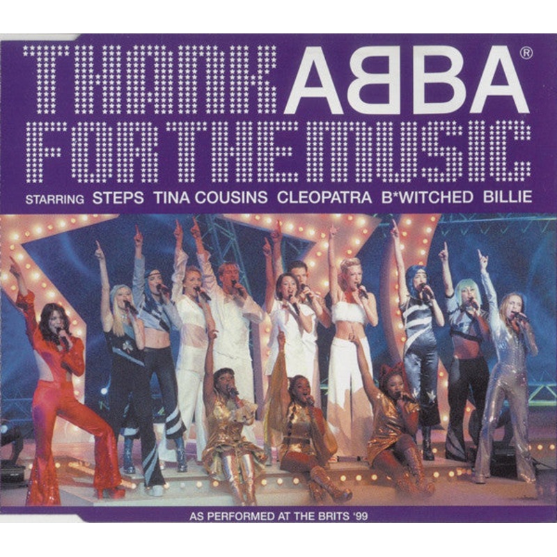 Steps, Tina Cousins, Cleopatra, B*Witched, Billie* – Thank ABBA For The Music (CD, Single) (Very Good Plus (VG+))