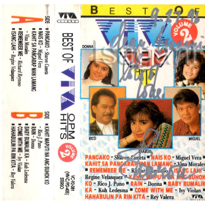 Various – Best of Viva OPM Hits Volume 2 (Cass, Comp) (Very Good Plus (VG+))