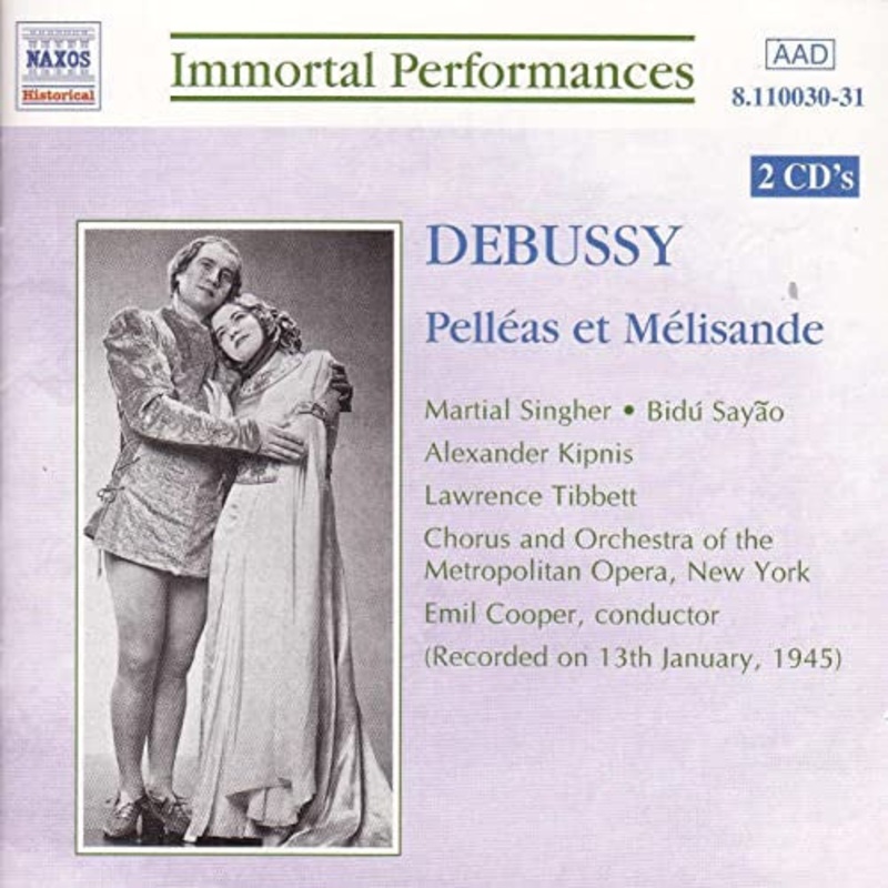 Claude Debussy, Martial Singher, Bid Sayo, Alexander Kipnis, Lawrence Tibbett, The Metropolitan Opera – Pellas Et Mlisande (2xCD, Album) (Mint (M))