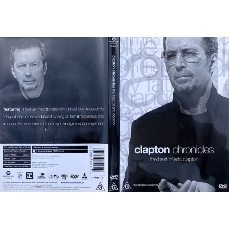 Eric Clapton – Clapton Chronicles – The Best Of Eric Clapton (DVD-V, Comp, PAL) (Mint (M))