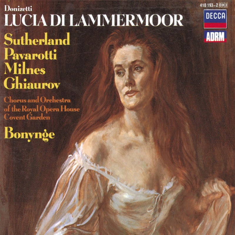 Gaetano Donizetti – Joan Sutherland, Luciano Pavarotti, Sherrill Milnes, Nicolai Ghiaurov, Chorus Of The Royal Opera House, Covent Garden And Orchestra Of The Royal Opera House, Covent Garden, Richard Bonynge – Lucia Di Lammermoor (3xCD, Album, RE, RM + B
