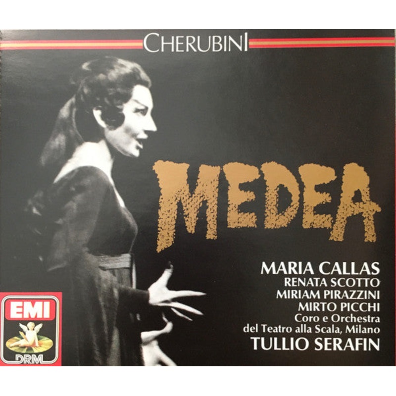Luigi Cherubini – Maria Callas, Renata Scotto, Miriam Pirazzini, Mirto Picchi, Coro Del Teatro Alla Scala e Orchestra Del Teatro Alla Scala, Tullio Serafin – Medea (2xCD, Album, RE, RM) (Very Good Plus (VG+))