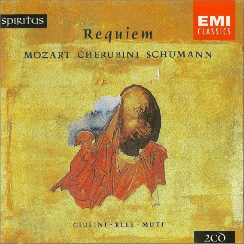 Wolfgang Amadeus Mozart, Luigi Cherubini, Robert Schumann, Carlo Maria Giulini, Bernhard Klee, Riccardo Muti – Requiem (2xCD, Comp, RM) (Very Good Plus (VG+))