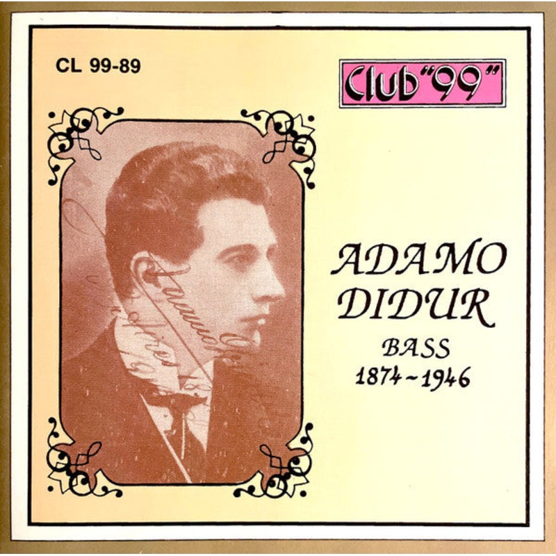 Adam Didur – Adamo Didur Bass 1874-1946 (CD, Comp) (Near Mint (NM or M-))