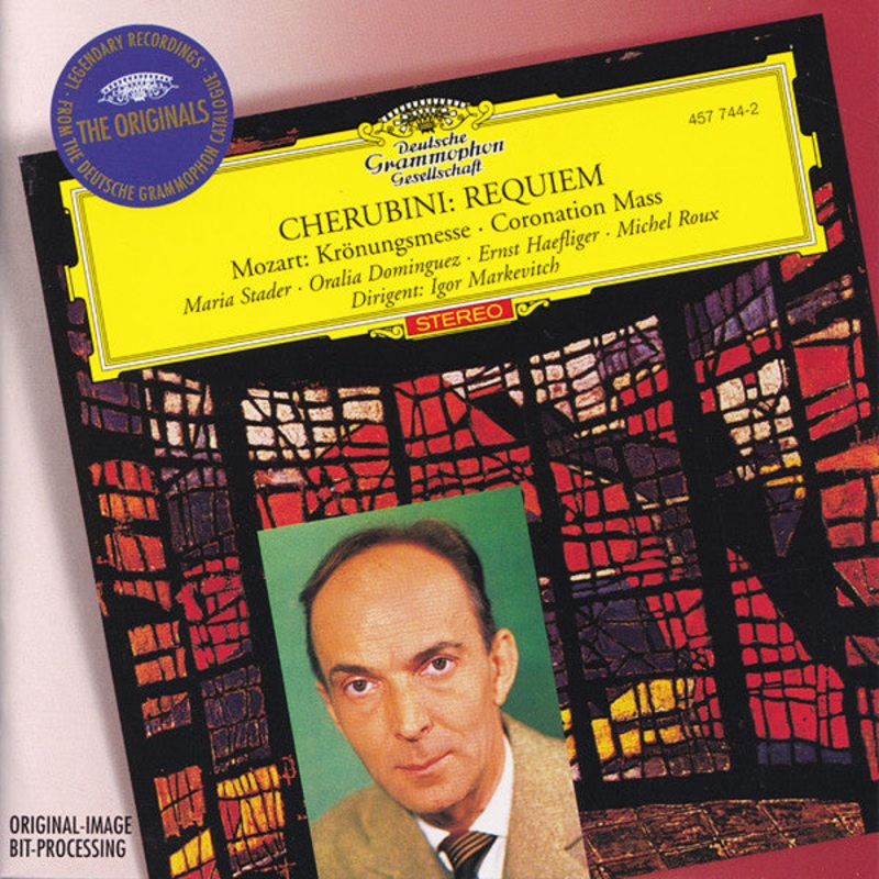 Cherubini*, Mozart* – Maria Stader  Oralia Dominguez  Ernst Haefliger  Michel Roux, Igor Markevitch – Cherubini: Requiem / Mozart: Krnungsmesse = Coronation Mass (CD, Comp, RM) (Very Good Plus (VG+))