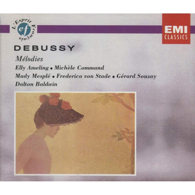 Claude Debussy – Elly Ameling  Michle Command  Mady Mespl  Frederica von Stade  Grard Souzay  Dalton Baldwin – Mlodies (3xCD, RE, RM + Box) (Near Mint (NM or M-))